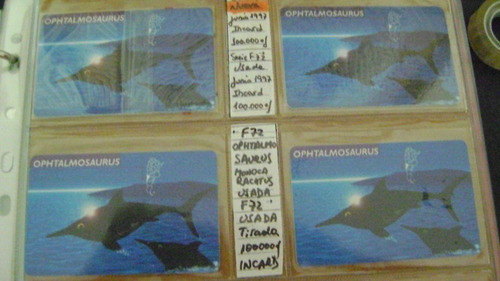 Tarjeta Telefonica Coleccif.72 Dinosaurios Ophtalmosaurus N 0