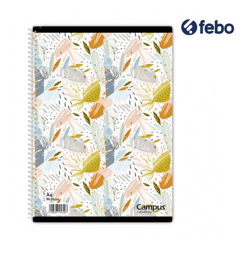 Cuadernola Tapa Flexible 80 Hojas Varios Diseños Febo 1