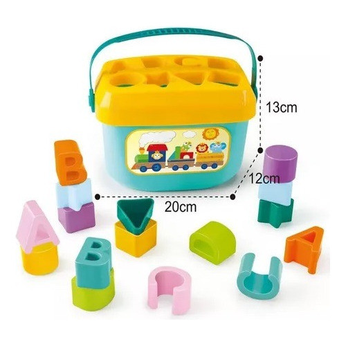 Balde Primeros Bloques Encastrables Huanger Maternelle 1