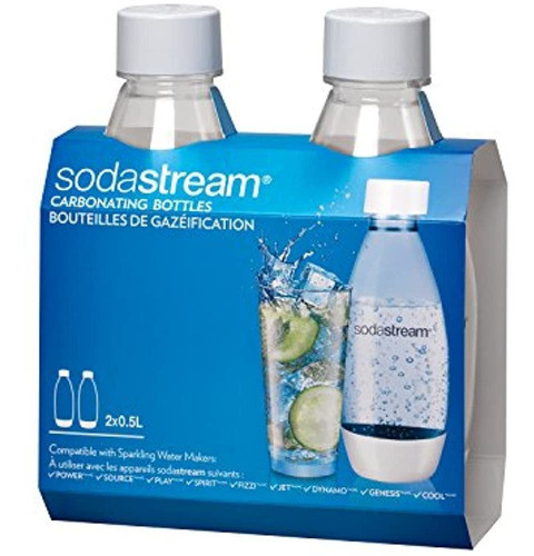 Sodastream Source Carbonating Bottles Twin Pack5 L Blanco 0