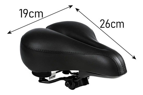 Asiento Completo De Bicicleta Con Gel Super Cómodo Mullido ® 1