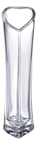 Jarrón De Cristal Pequeño Con Forma De Corazón, 1 0