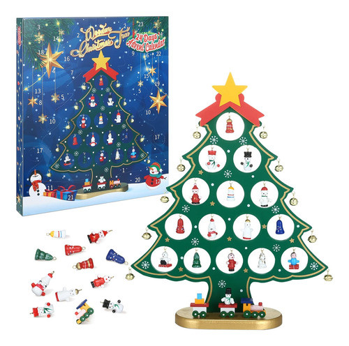 Árbol Calendario Adviento Kesote 24 Días Cuenta Atrás 0