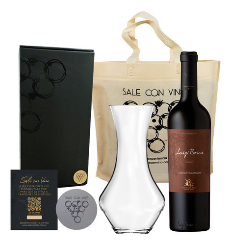 Caja Box Regalo Vino Luigi Bosca Cabernet  + Decantador 0