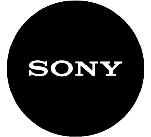 Sony Logo Blanco Y Negro Slipmat Para Bandeja Lo Mejor 0