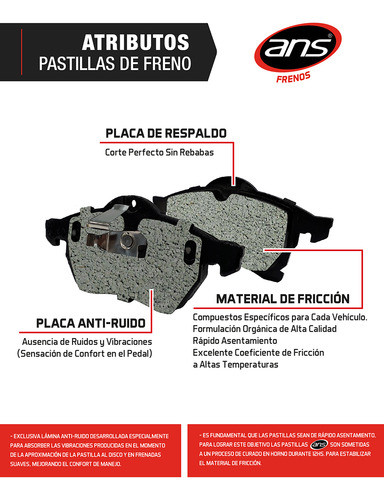 Pastillas Freno Peugeot Partner 306 Citroen Xsara Berlingo A 1
