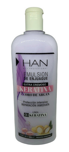 Han Enjuague Keratina Y Oro De Argan 500ml 0