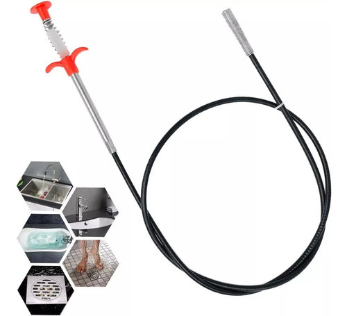 Pesca Tuerca Largo 85 Cm Flexible Garra Manitos Agarra Cosas 0