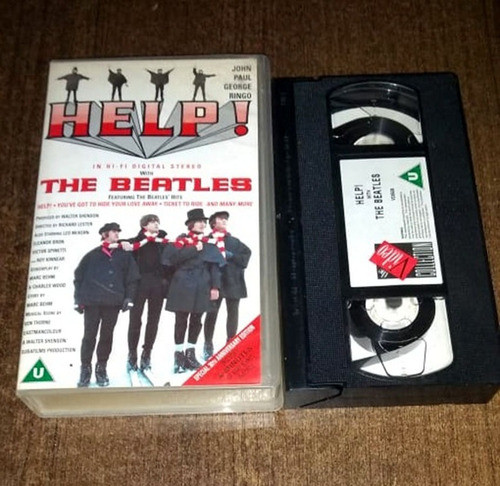 Help! Pelicula Vhs The Beatles Traido De Inglaterra 1