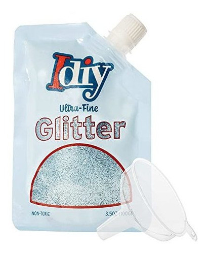 Glitter  X 100g Extra Fino - Azul Steel 0