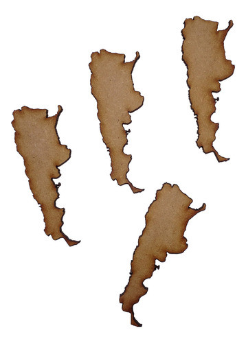 Figura Mapa Argentina Mdf 5 Cm X 40 Unidades 0