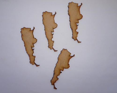 Figura Mapa Argentina Mdf 5 Cm X 40 Unidades 1
