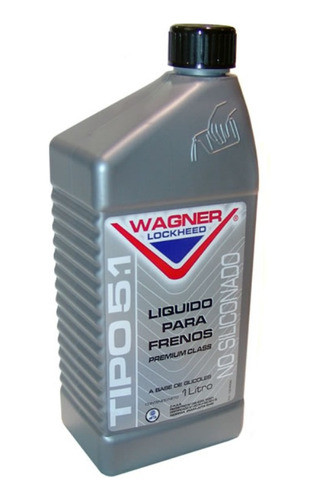 Líquido De Frenos Dot 5.1 Wagner Lockheed 1 Litro 0
