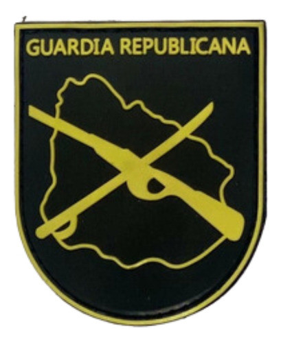 Parche Táctico Engomado Goma Guardia Republicana Con Velcro 0