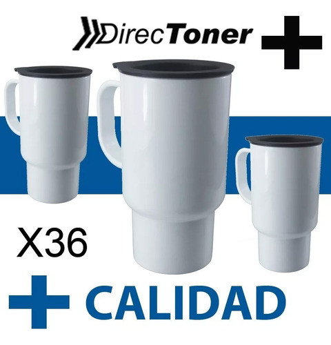 Jarro Térmico Tapa Deslizable Antiderrame - Pack 36 Unidades 0