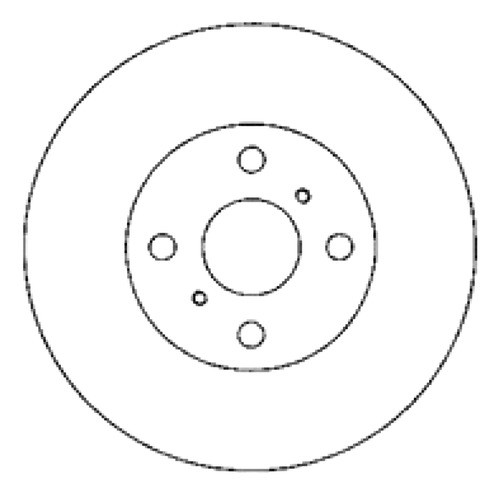 Disco Freno Delantero (255mm) Breme Lifan X5016-16 (lf7153b) 0
