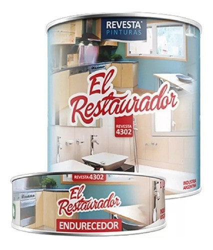 Pintura Epoxi Blanco Para Azulejos Revesta 4302 1lt Imagen 0