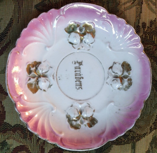 Tacita Isabelina Para Cafe, Rara , Releves Import .en  Oro 1