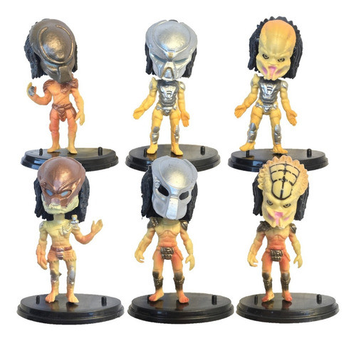 Predator Gashapones Figuras 9 Cm Set X 6 Ty-301 0