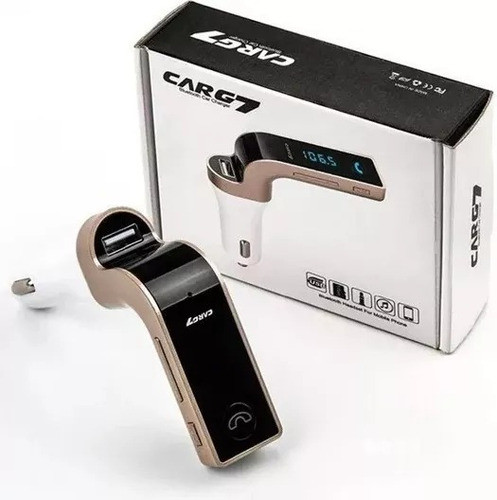 Transmisor Inalambrico Bluetooth Carg7 Fm Mp3 Auto Manos Lib 0