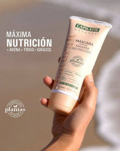 Capilatis Natural -mascara Capilar Maxima Nutricion  X 200 G 1