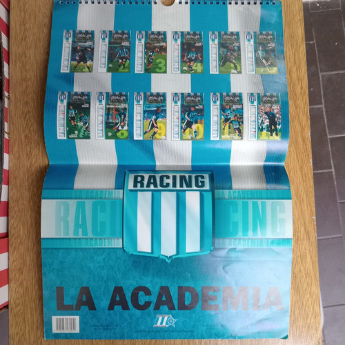 Calendario Racing Club Campeon La Academia Año 2002 Muy Buen 0