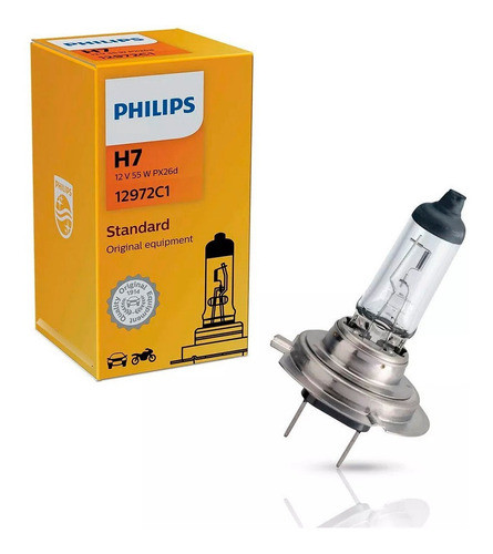 Lampara Philips H7 12v 55w (px26d) Standard 0