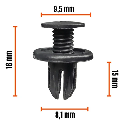 Clip Grampa Traba Guardaplast Paragolpe Hyundai I30 X10 C 1