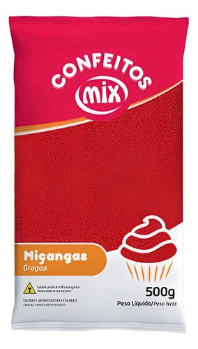 Grageas Rojas Mix 500 Gr. Repostería Y Confitería 0