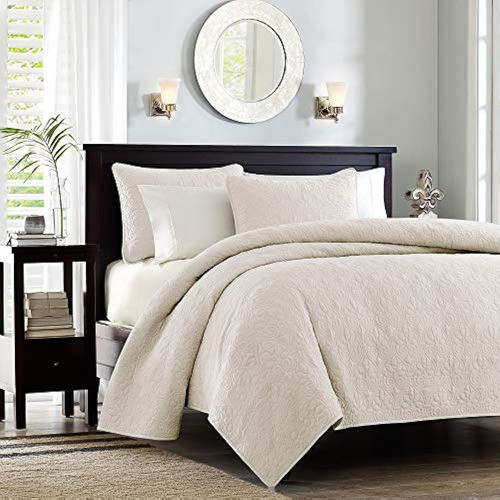 Madison Park Quebec 3 Pzs Coverlet Doble Cara Diseño Bohemio 0