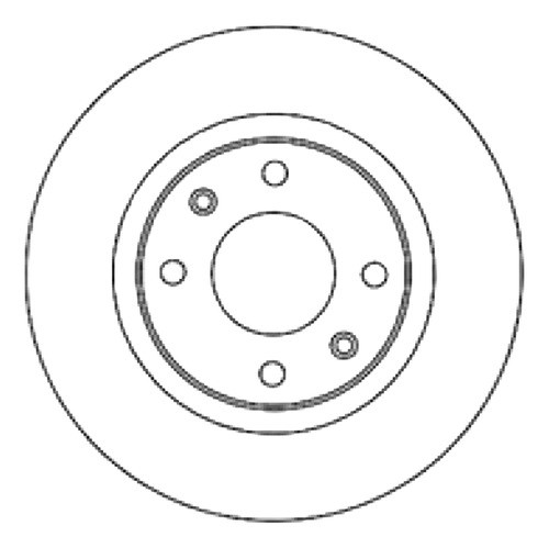 Disco Freno Delantero (266mm) Breme Peugeot 208 12-12 0