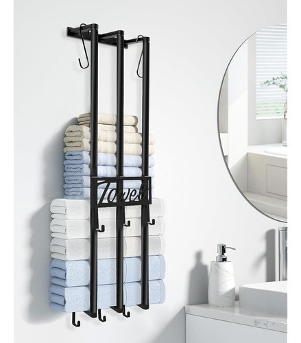 Toalleros Yoeug Para Baño Toallero De 3 Barras Montado En La 0