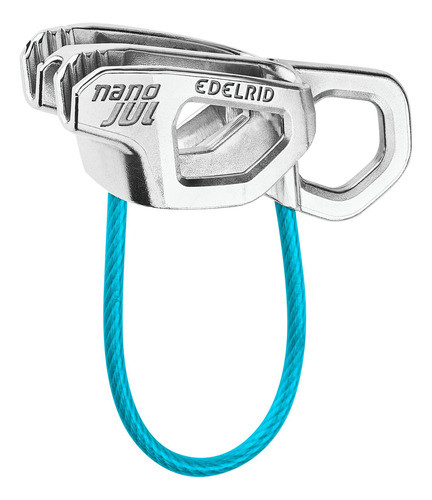 Descensor Escalada Placa Seguro Acero Edelrid Nano Jul 0
