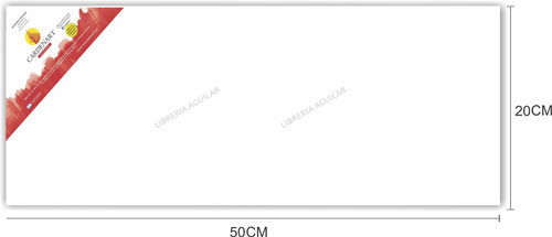 Bastidores Entelados Cardenart 20x50 Cm Apto Acrílico Oleo 0