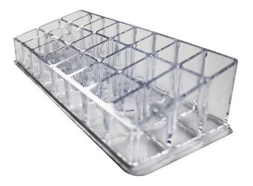 Organizador Acrilico De Escritorio Praga  24 Div 23x9x5 Cm 1