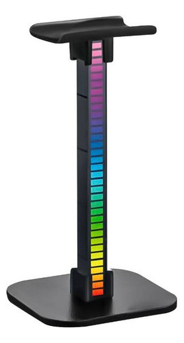 Soporte P Auriculares Con Luces Rgb Sensor Sonido Recargable 0