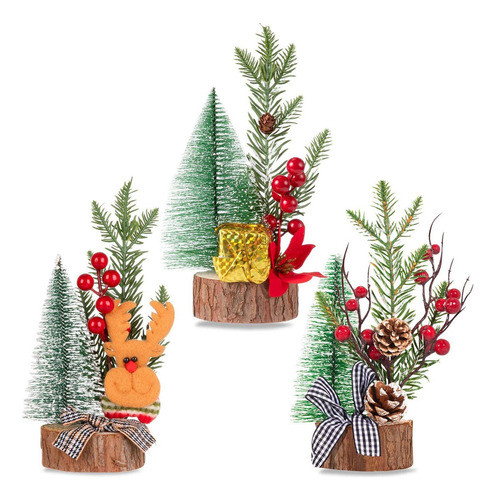 Whaline Mini Rbol De Navidad, Mini Pinos De Mesa, Rboles De 0