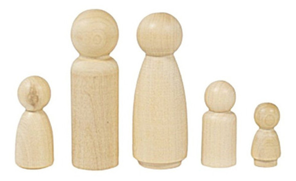 Familia De Madera Waldorf Montessori X5 0