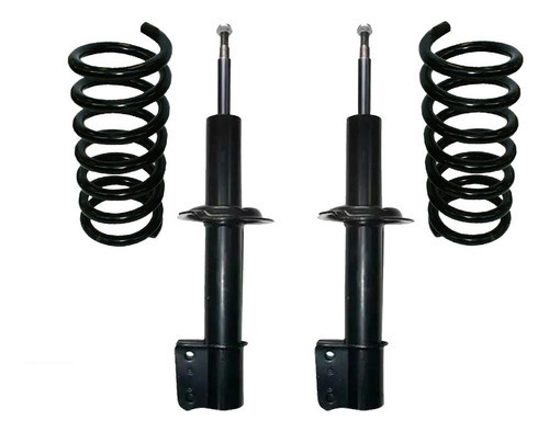 Amortiguador Kit X2 Fiat 147 / Spazio Delantero + Espirales 0