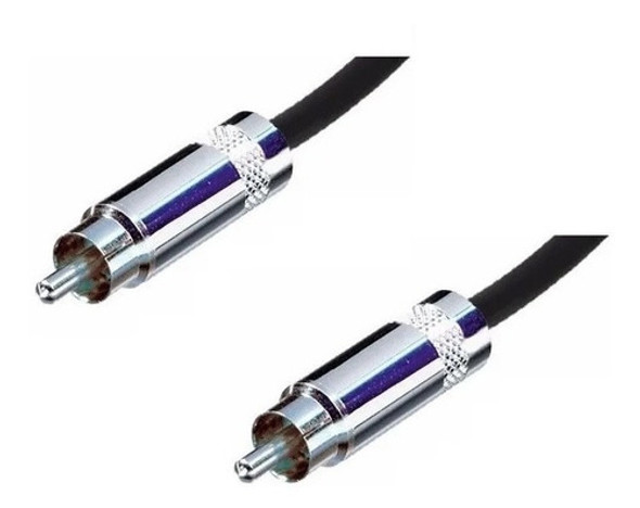 Cable De Audio Rca Rca 6 Metros Cab-tec Fichas Neutrik Rean 1