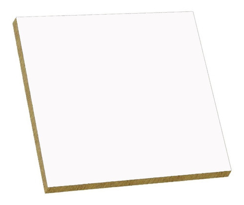 Mdf Melaminico Blanco 6mm Espesor Dos Caras Med. 2.75*1.85 0