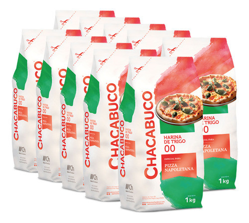 Harina De Fuerza Chacabuco 00 Para Pizza Napoletana. 10kg 0
