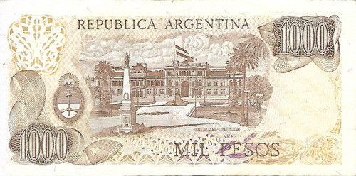 Bottero 2459 1000 Pesos Ley 18188 Serie H C/romb Ex- Palermo 1