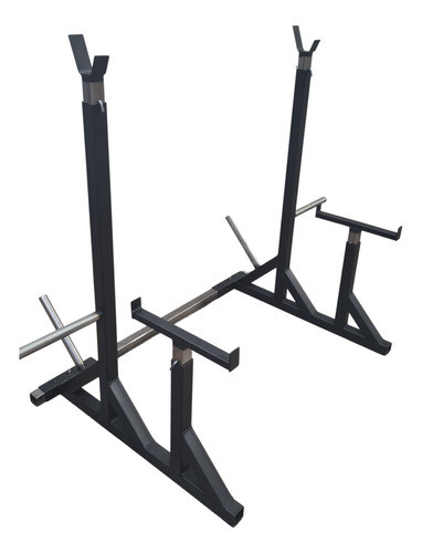 Rack Soporte Sentadillas Gym Peso Muerto Con Porta Discos 0