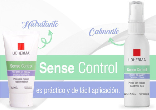 Kit Sense Control Crema + Locion  Rosacea Rojeces Lidherma 0