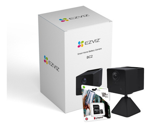Cámara Seguridad Ip Ezviz Wifi Batería Interior Fullhd+128gb 0