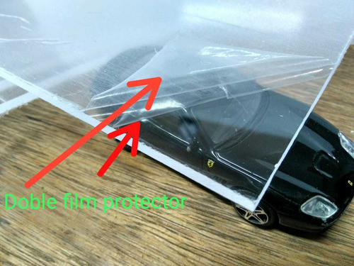 Placa Acrílico Cristal 20cm X 20 X 10 Mm De Grosor 0