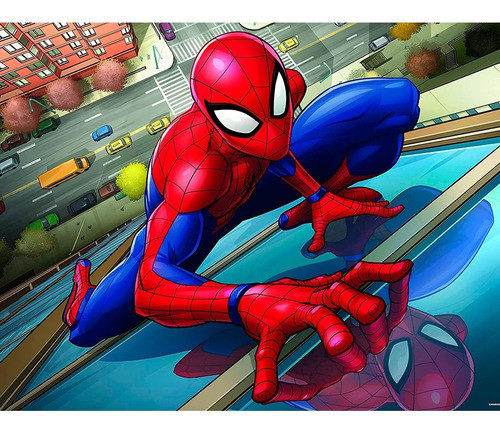 Puzzle 3d Marvel Spiderman 500 Piezas - Vamos A Jugar 1