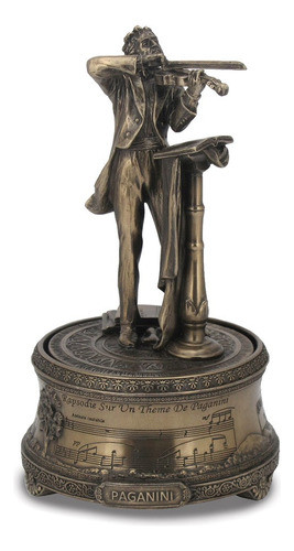 Caja De Música Niccolo Paganini De Quality Gold 0