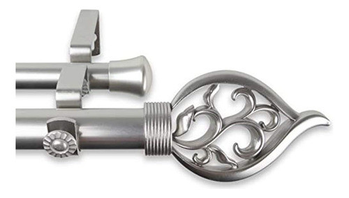 Caña Desyne Flora Barra De Cortina Doble 10 In 0